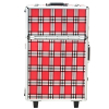KUFER KOSMETYCZNY S-015 RED GRID